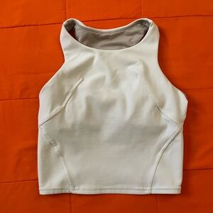 lululemon athletica White Tank Crop Top